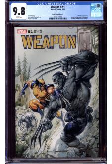 WEAPON H #1 CGC 9.8 WHITE PAGES front cover