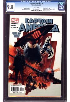 CAPTAIN AMERICA #6 CGC 9.8 WHITE PAGES front cover