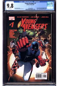 YOUNG AVENGERS #1 CGC 9.8 WHITE PAGES front cover
