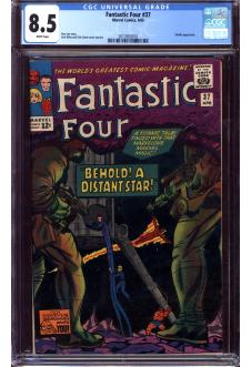 FANTASTIC FOUR #37 CGC 8.5 WHITE PAGES front cover