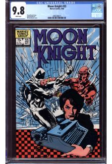 MOON KNIGHT #33 CGC 9.8 WHITE PAGES front cover