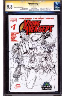 YOUNG AVENGERS #1 CGC 9.8 WHITE PAGES front cover