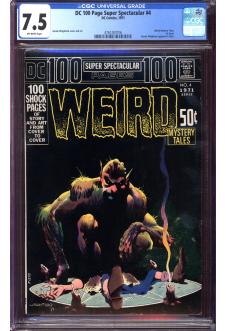 DC 100 PAGE SUPER SPECTACULAR #4 CGC 7.5 OW PAGES front cover