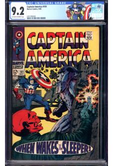 CAPTAIN AMERICA #101 CGC 9.2 OW/WH PAGES front cover