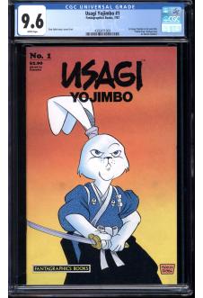 USAGI YOJIMBO #1 CGC 9.6 WHITE PAGES front cover