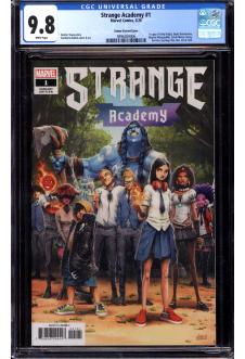 STRANGE ACADEMY #1 CGC 9.8 WHITE PAGES front cover