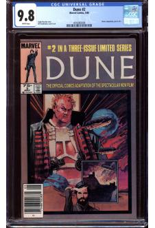DUNE #2 CGC 9.8 WHITE PAGES front cover
