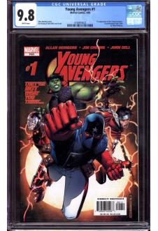 YOUNG AVENGERS #1 CGC 9.8 WHITE PAGES front cover