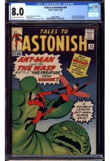 TALES TO ASTONISH #44 CGC 8.0 CR/OW PAGES front cover