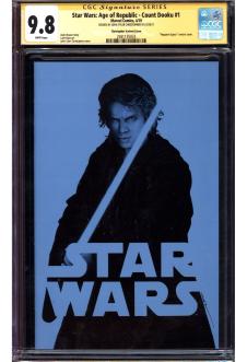 STAR WARS: AGE OF REPUBLIC - COUNT DOOKU #1 CGC 9.8 WHITE PAGES front cover