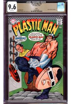 PLASTIC MAN #5 CGC 9.6 WHITE PAGES front cover