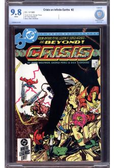 CRISIS ON INFINITE EARTHS #2 CBCS 9.8 WHITE PAGES front cover