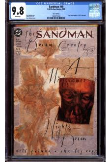 SANDMAN #19 CGC 9.8 WHITE PAGES front cover