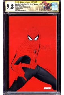 AMAZING SPIDER-MAN: THE SINS OF NORMAN OSBORN #1 CGC 9.8 WHITE PAGES front cover