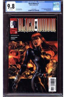 BLACK WIDOW #1 CGC 9.8 WHITE PAGES front cover