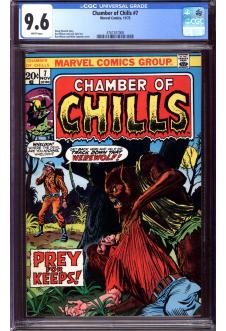 CHAMBER OF CHILLS #7 CGC 9.6 WHITE PAGES front cover