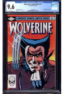 WOLVERINE LIMITED SERIES #1 CGC 9.6 WHITE PAGES front cover