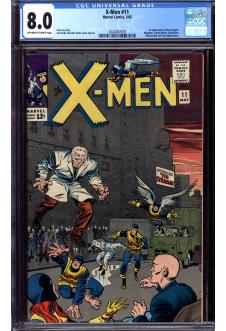 X-MEN #11 CGC 8.0 OW/WH PAGES front cover