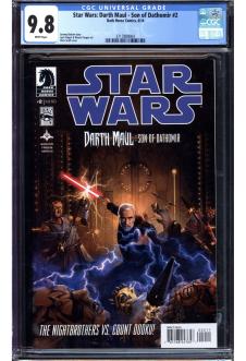 STAR WARS: DARTH MAUL - SON OF DATHOMIR #2 CGC 9.8 WHITE PAGES front cover