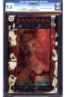 SANDMAN #4 CGC 9.8 WHITE PAGES front cover