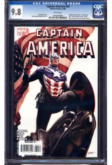 CAPTAIN AMERICA #34 CGC 9.8 WHITE PAGES front cover