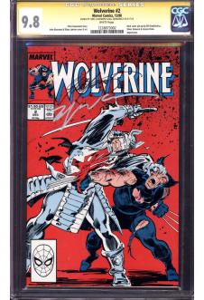 WOLVERINE #2 CGC 9.8 WHITE PAGES front cover