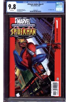 ULTIMATE SPIDER-MAN #1 CGC 9.8 WHITE PAGES front cover