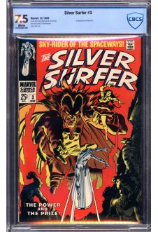 SILVER SURFER #3 CBCS 7.5 WHITE PAGES front cover