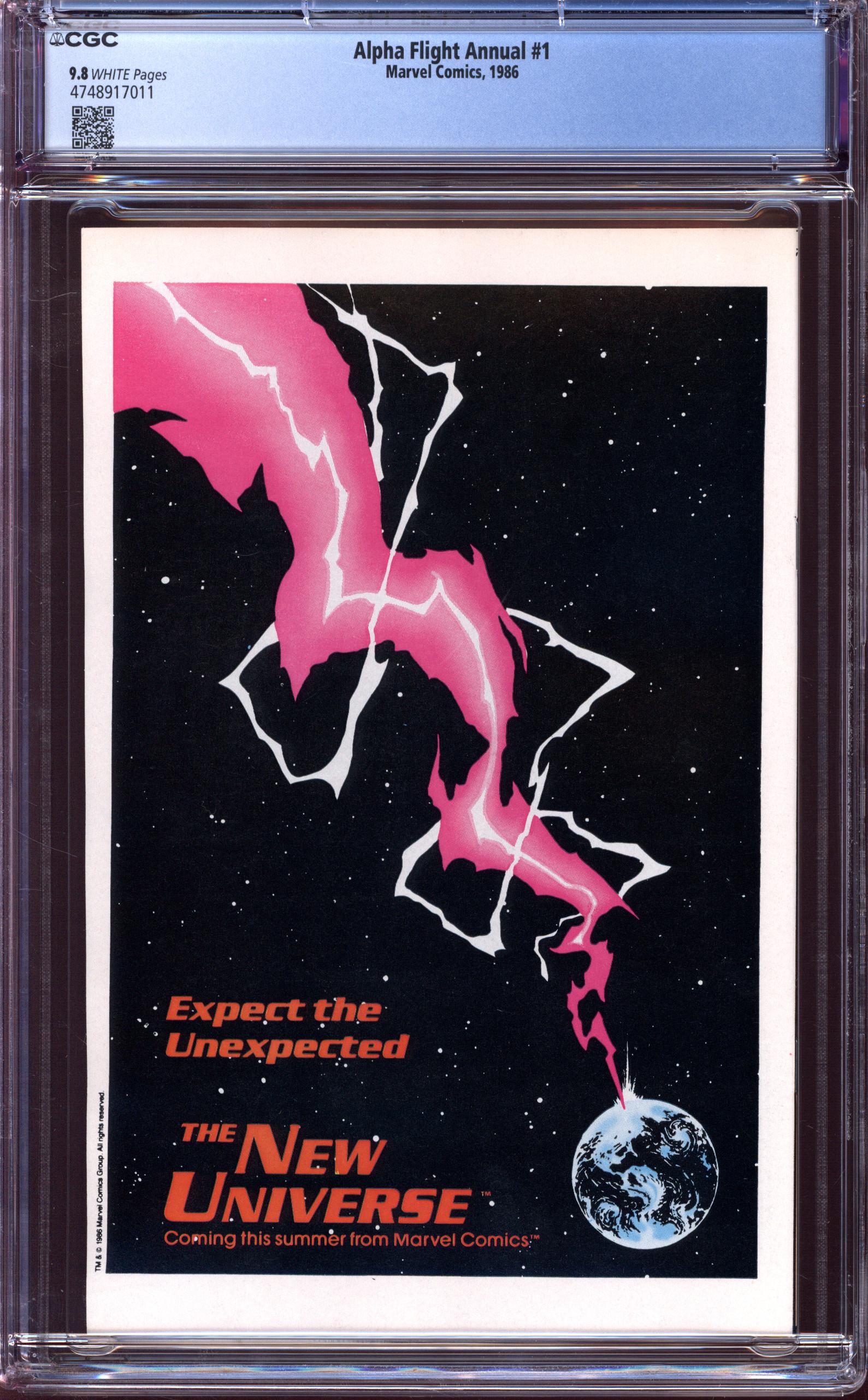 ALPHA FLIGHT ANNUAL Back Cover