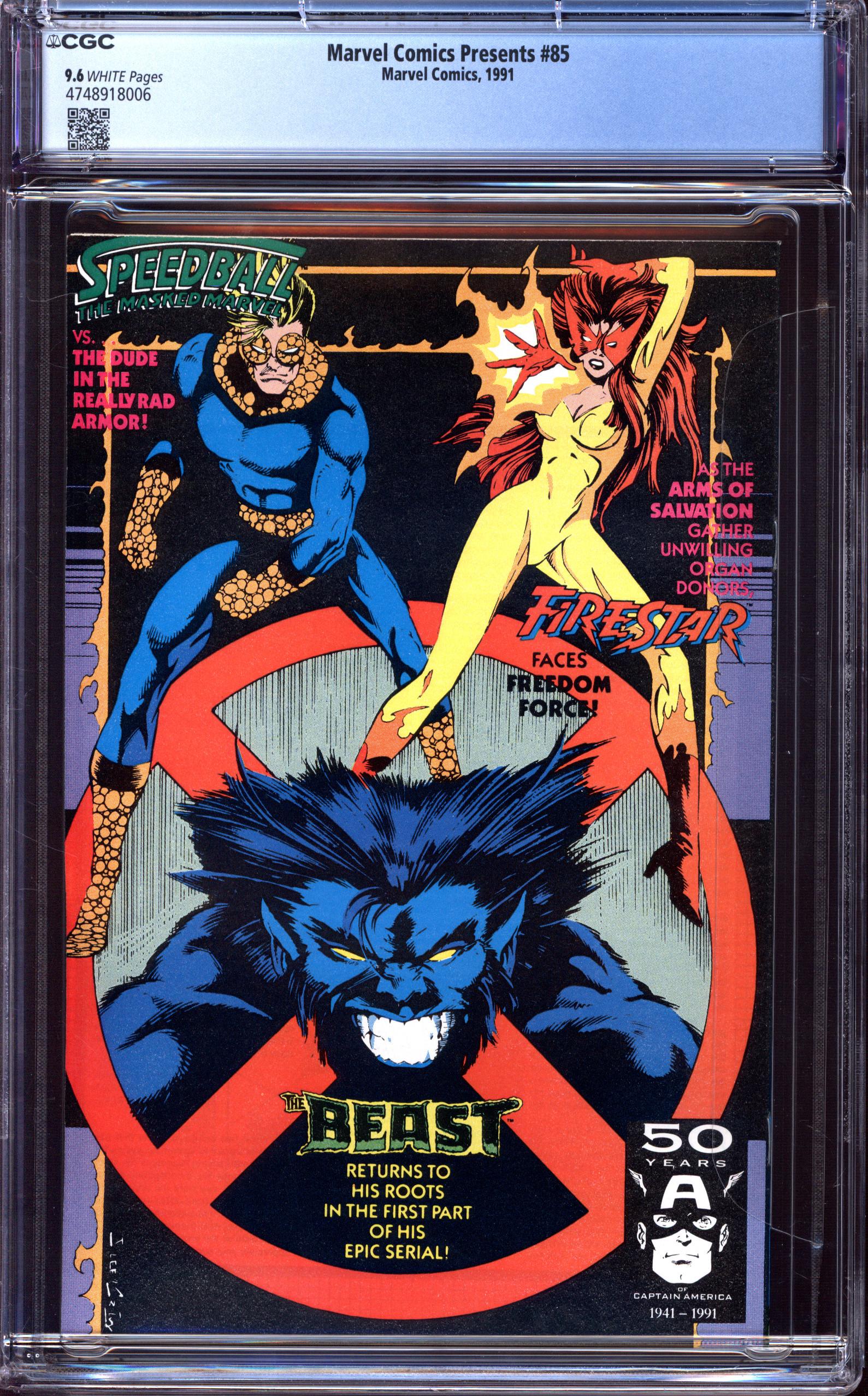 MARVEL COMICS PRESENTS Back Cover