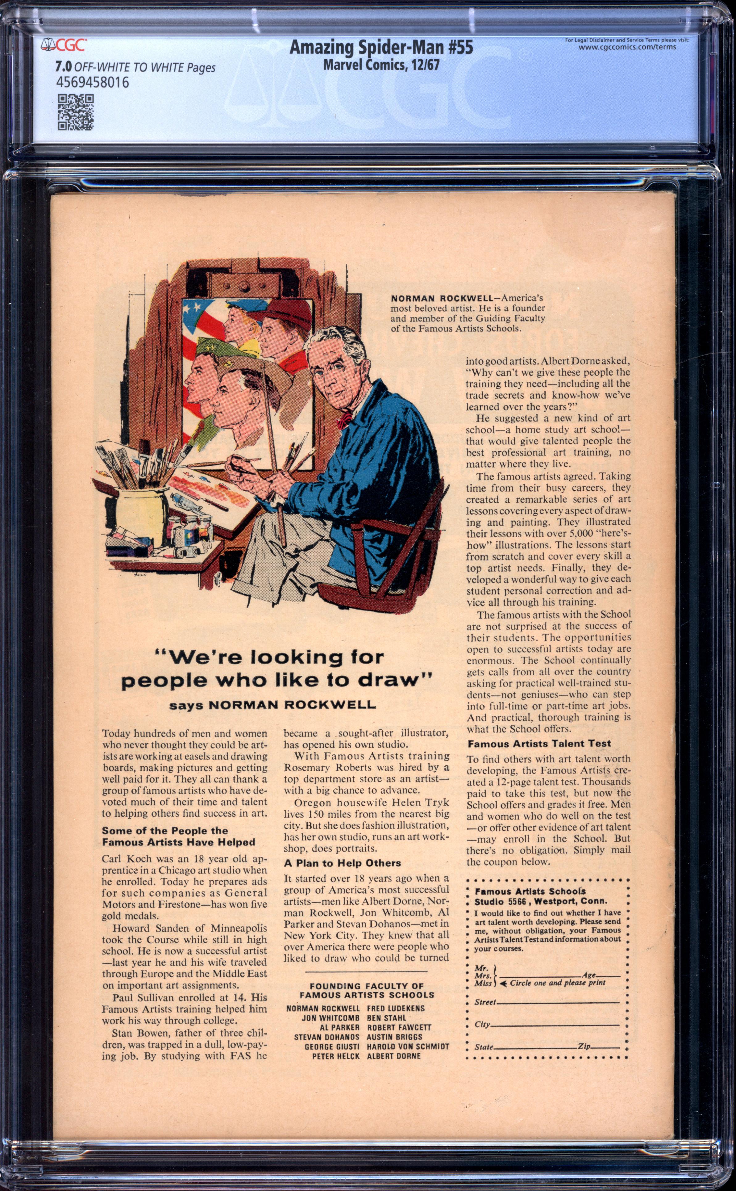 AMAZING SPIDER-MAN Back Cover
