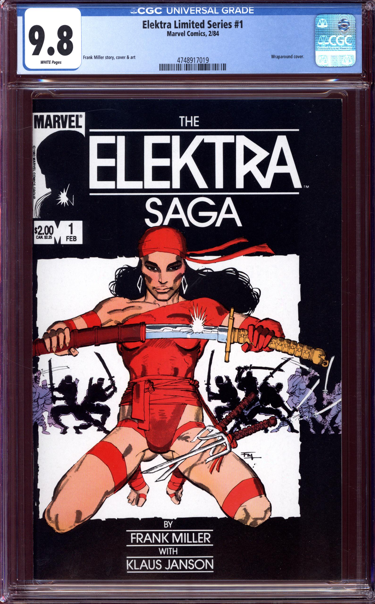 ELEKTRA LIMITED SERIES Front Cover