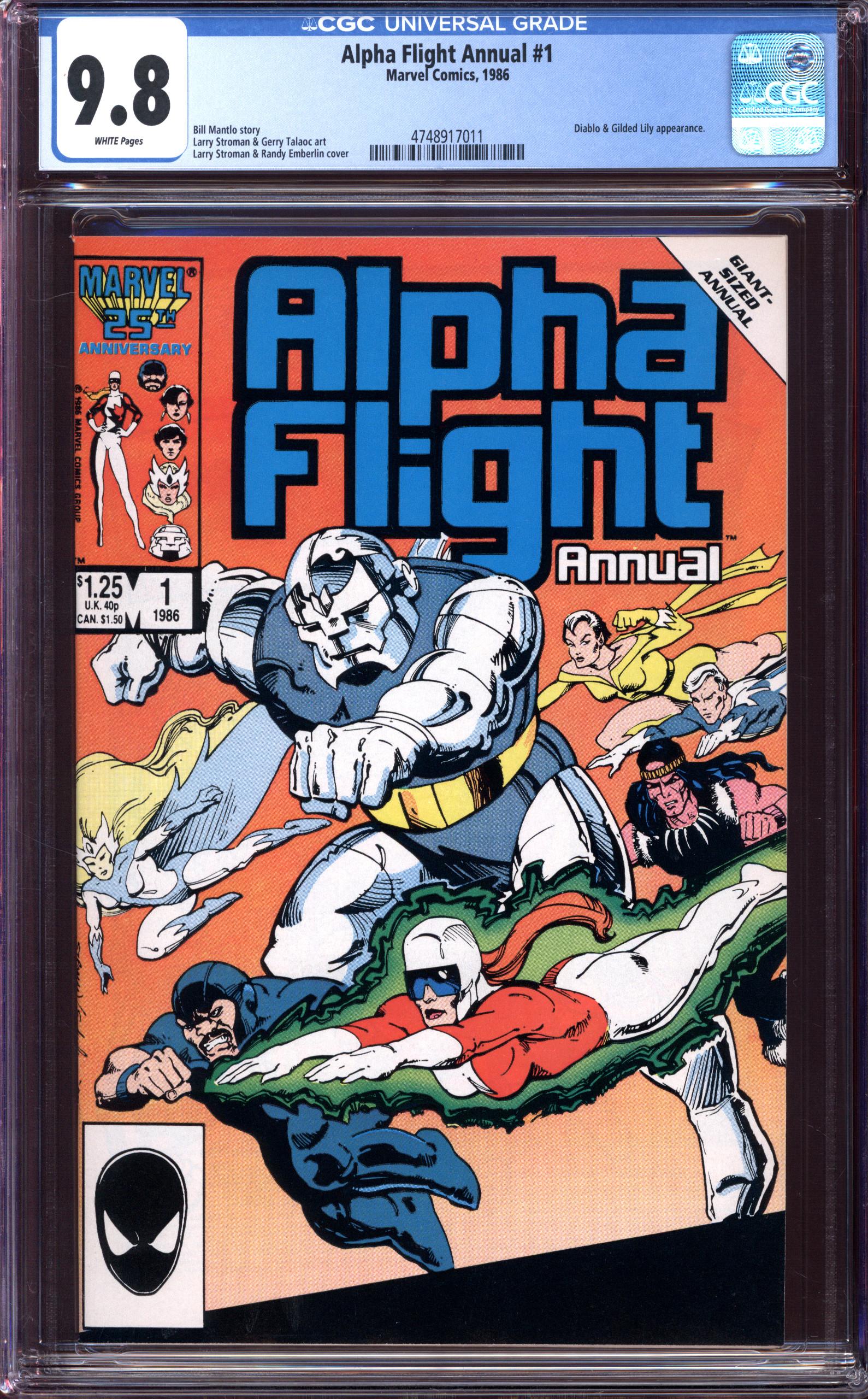ALPHA FLIGHT ANNUAL Front Cover