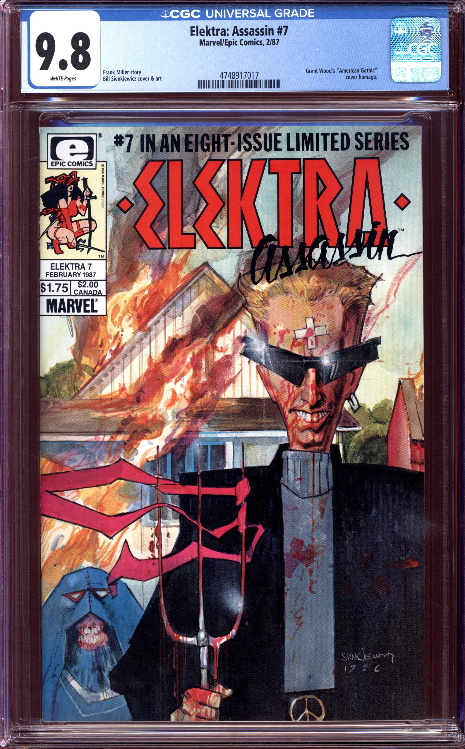 ELEKTRA: ASSASSIN Front Cover