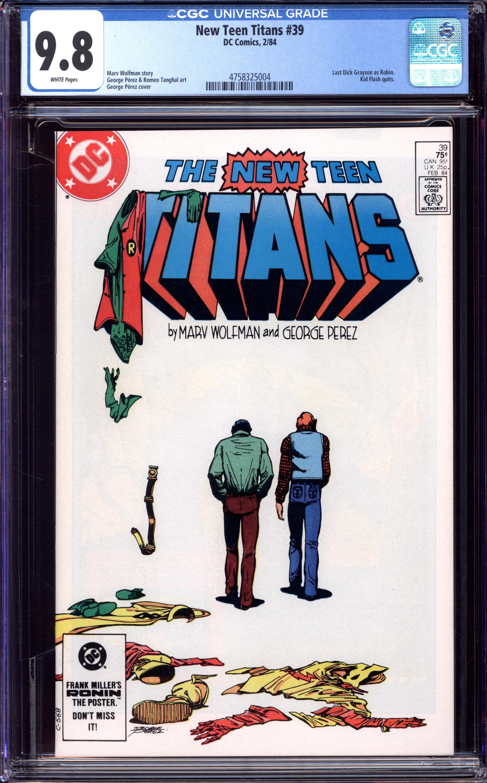NEW TEEN TITANS Front Cover