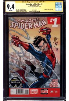 AMAZING SPIDER-MAN #1 CGC 9.4 WHITE PAGES front cover