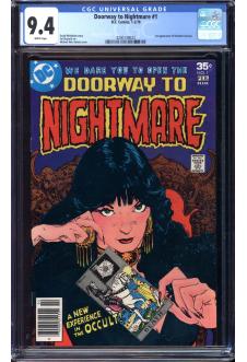 DOORWAY TO NIGHTMARE #1 CGC 9.4 WHITE PAGES front cover