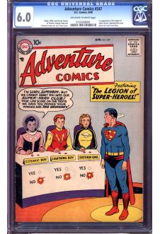 ADVENTURE COMICS #247 CGC 6.0 OW/WH PAGES front cover