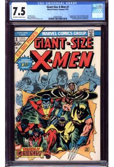 GIANT-SIZE X-MEN #1 CGC 7.5 OW/WH PAGES front cover