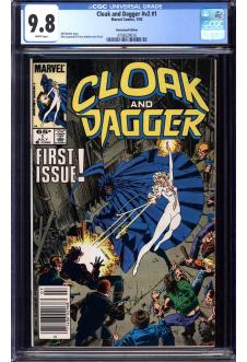 CLOAK AND DAGGER #V2 #1 CGC 9.8 WHITE PAGES front cover