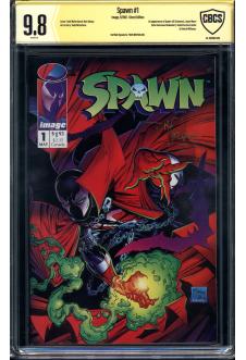 SPAWN #1 CBCS 9.8 WHITE PAGES front cover