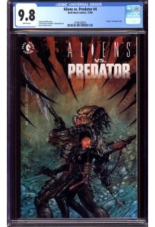 ALIENS VS. PREDATOR #4 CGC 9.8 WHITE PAGES front cover