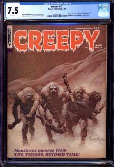CREEPY #15 CGC 7.5 OW PAGES front cover