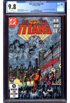 NEW TEEN TITANS #26 CGC 9.8 WHITE PAGES front cover