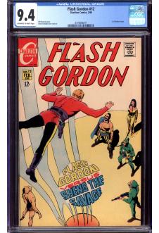 FLASH GORDON #12 CGC 9.4 OW/WH PAGES front cover