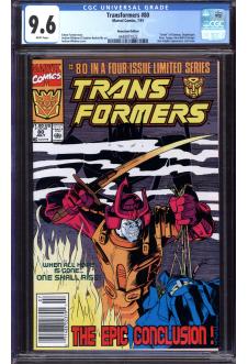 Cover of The Transformers #80