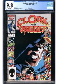 CLOAK AND DAGGER #V2 #9 CGC 9.8 WHITE PAGES front cover
