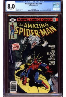 AMAZING SPIDER-MAN #194 CGC 8.0 WHITE PAGES front cover