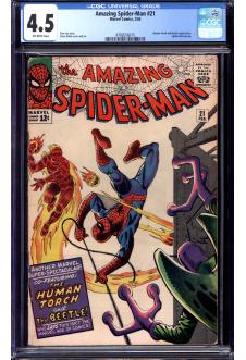 AMAZING SPIDER-MAN #21 CGC 4.5 OW PAGES front cover