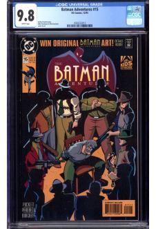 BATMAN ADVENTURES #15 CGC 9.8 WHITE PAGES front cover